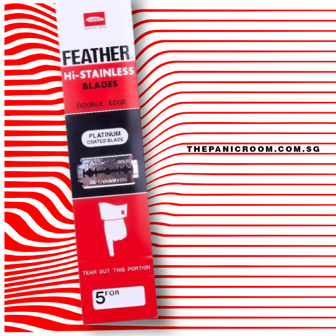 Feather - Double Edge Razor Hi-Stainless, 100pcs