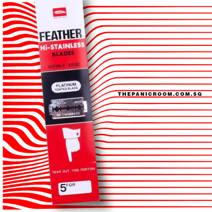 Feather - Double Edge Razor Hi-Stainless, 100pcs