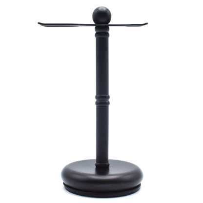 Parker - Safety Razor and Brush Stand, Black - The Panic Room