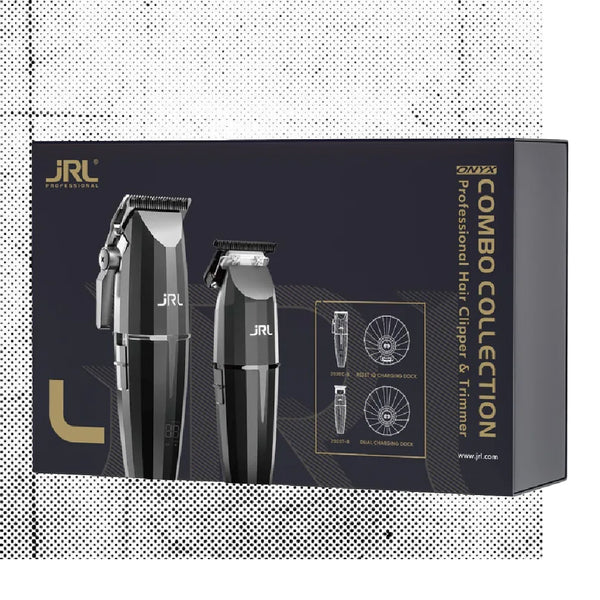 JRL - ONYX Combo Collection, Professional Clipper and Trimmer - The Panic Room