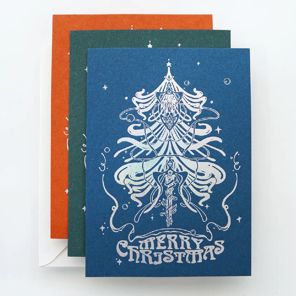Hrvst.Store - Art Nouveau Christmas Card