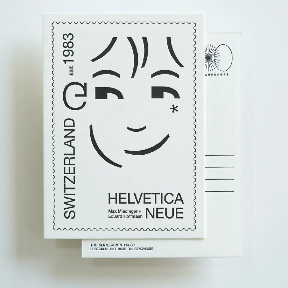 Hrvst.Store - Helvetica Neue Postcard, A6, Letterpress