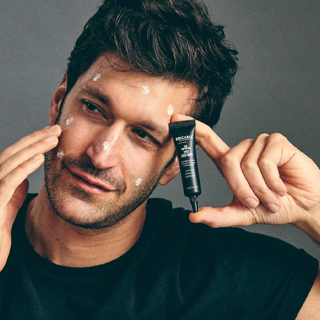 Brickell Men's Products - Acne Controlling Spot Treatment for Men, 15ml - The Panic Room