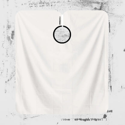 Standard Issue - Barber Cape, Silicone Neck, White - The Panic Room