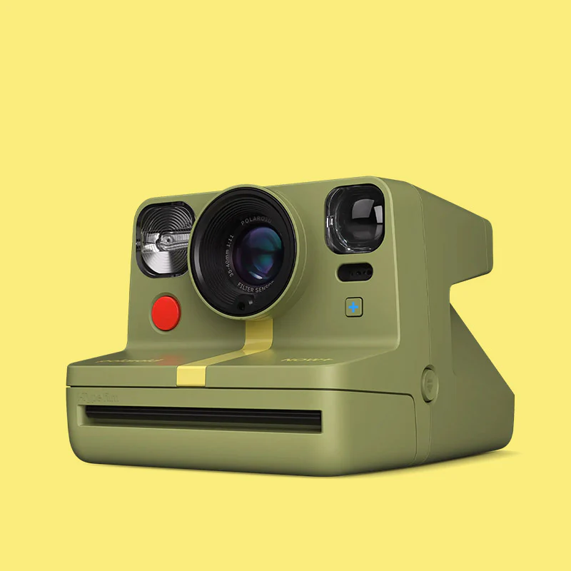 Polaroid - Now+ Generation i-Type Instant Camera + 5 lens filters (Forest Green) - The Panic Room