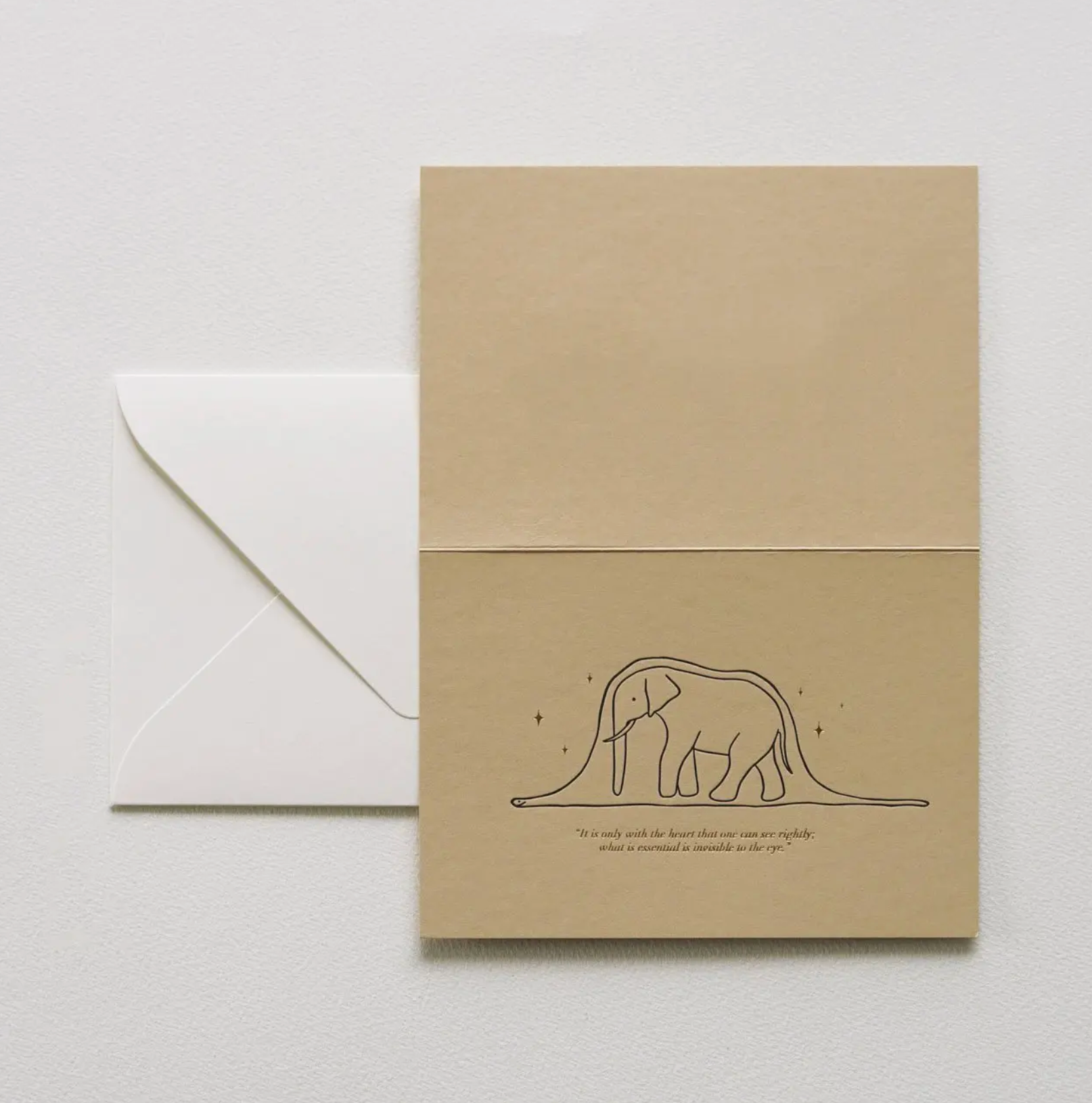 Hrvst.Store - The Little Prince Greeting Card, A6, Letterpress - The Panic Room