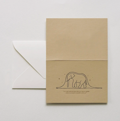 Hrvst.Store - The Little Prince Greeting Card, A6, Letterpress - The Panic Room