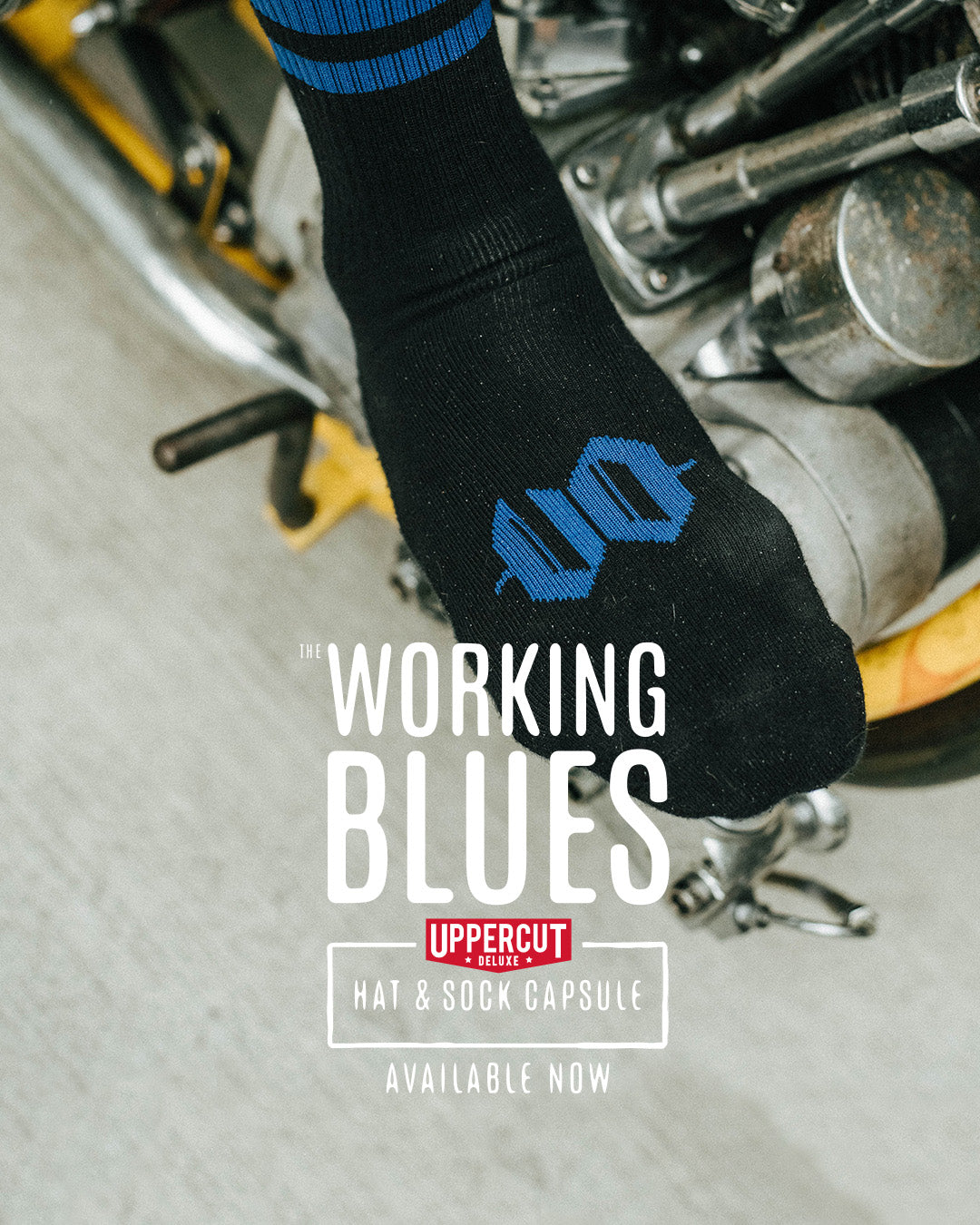 Uppercut Deluxe - Socks ( Working Blues ) - The Panic Room
