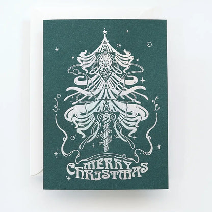 Hrvst.Store - Art Nouveau Christmas Card