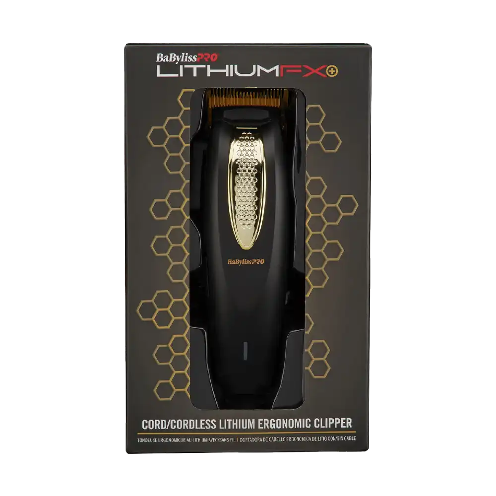 BaByliss PRO - LITHIUMFX+ Cord/Cordless Lithium Ergonomic Clipper - The Panic Room