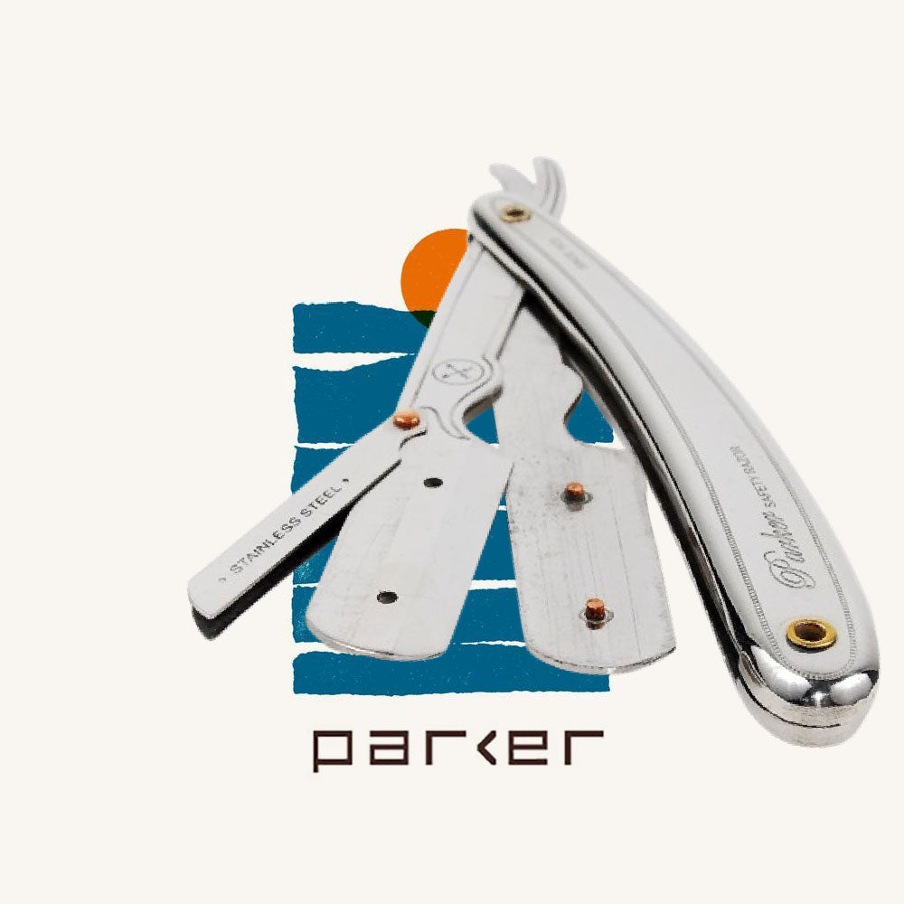 Parker - SR1 / 31R Straight Razor, Clip Type, Stainless Steel - The Panic Room