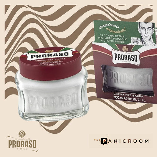 Proraso - Pre Shave Cream, Nourishing Sandalwood, 100ml - The Panic Room