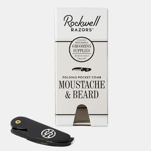 Rockwell Razors - Folding Moustache and Beard Comb - The Panic Room