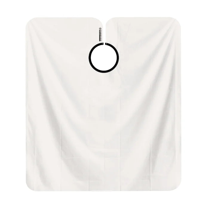 Standard Issue - Barber Cape, Silicone Neck, White - The Panic Room