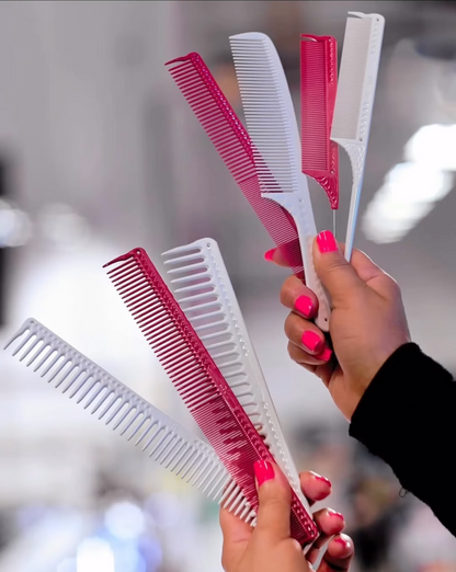 JRL - Precise Cutting Comb 8.6", White - The Panic Room