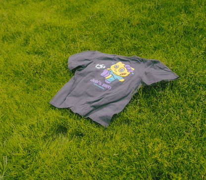 Job's Hen - Cut Meow Tee - The Panic Room