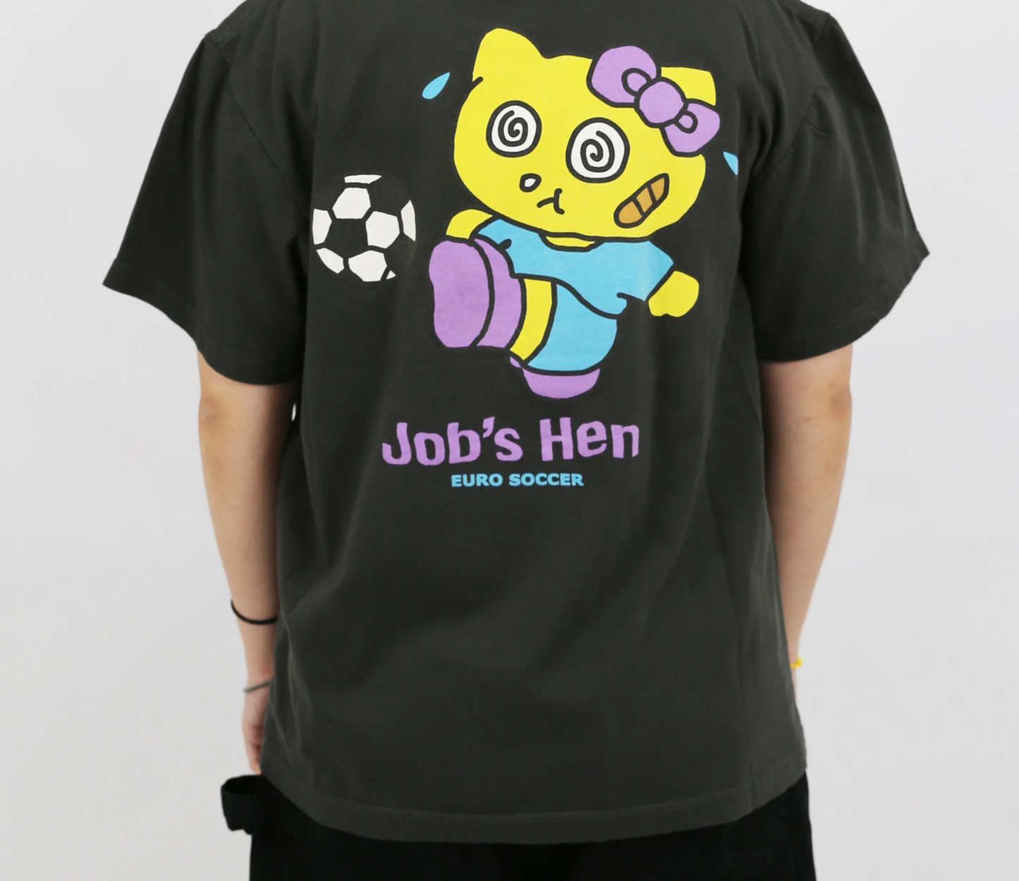 Job's Hen - Cut Meow Tee - The Panic Room