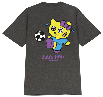Job's Hen - Cut Meow Tee - The Panic Room
