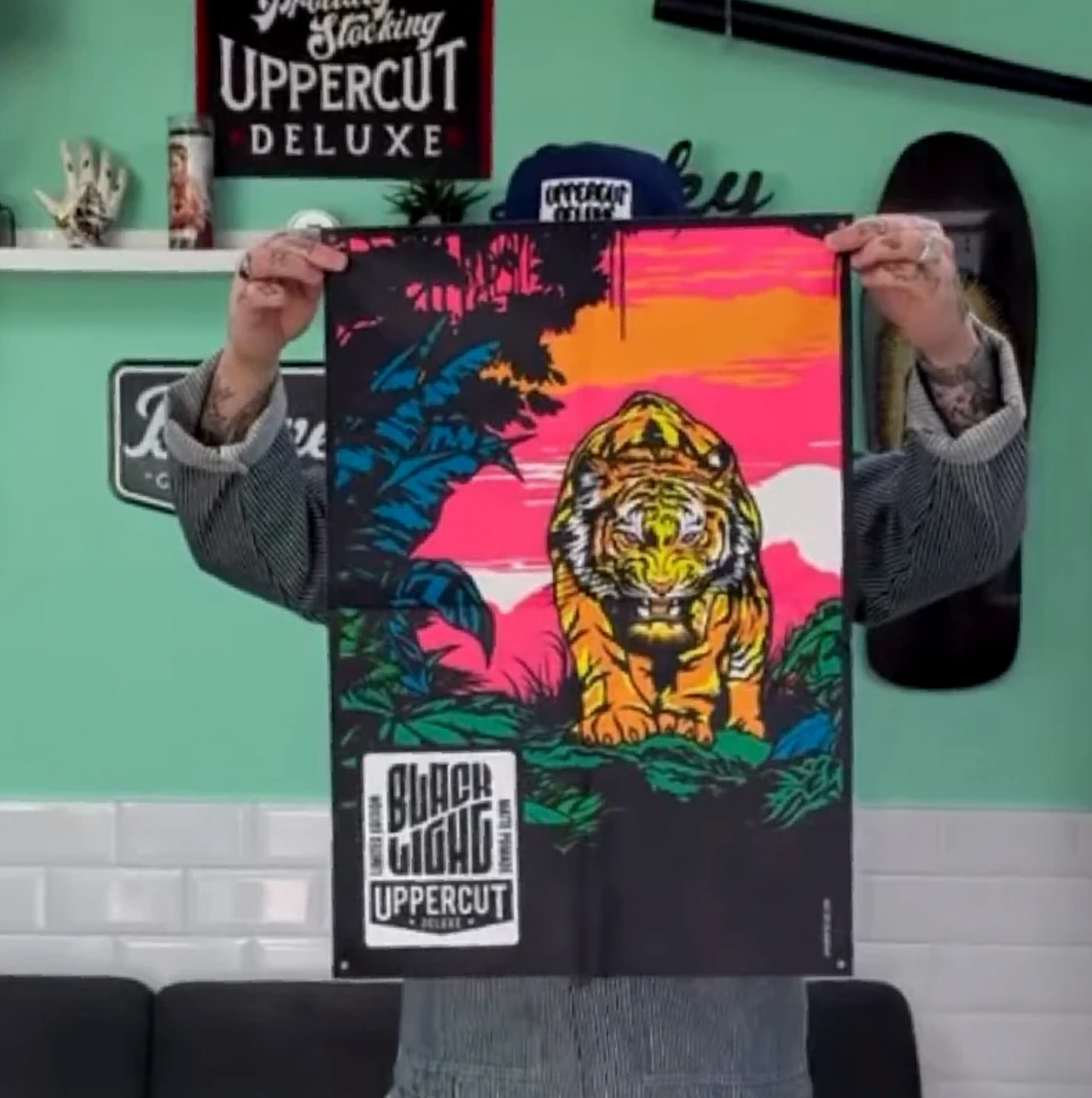 Uppercut Deluxe - Black Light Velvet Poster