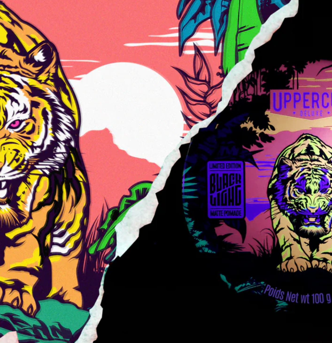 Uppercut Deluxe - Black Light Velvet Poster