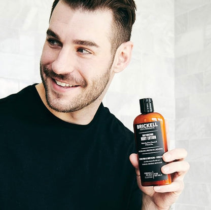 Brickell Men's Products - Deep Moisture Body Lotion for Men (Scented), 237ml