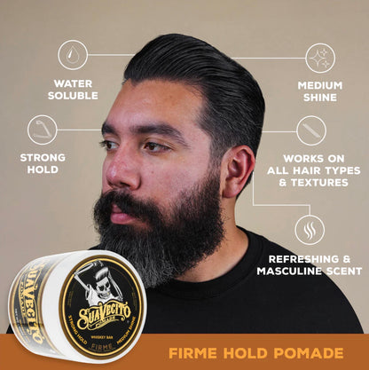 Suavecito - Firme (Strong) Hold, Whiskey Bar, 113g