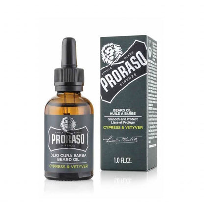 Proraso - Beard Oil, Cypress & Vetyver, 30ml