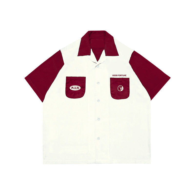 LuckyHand - Diner Shirt, Red