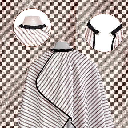 Cutting Cape, Brown and White Stripes - The Panic Room