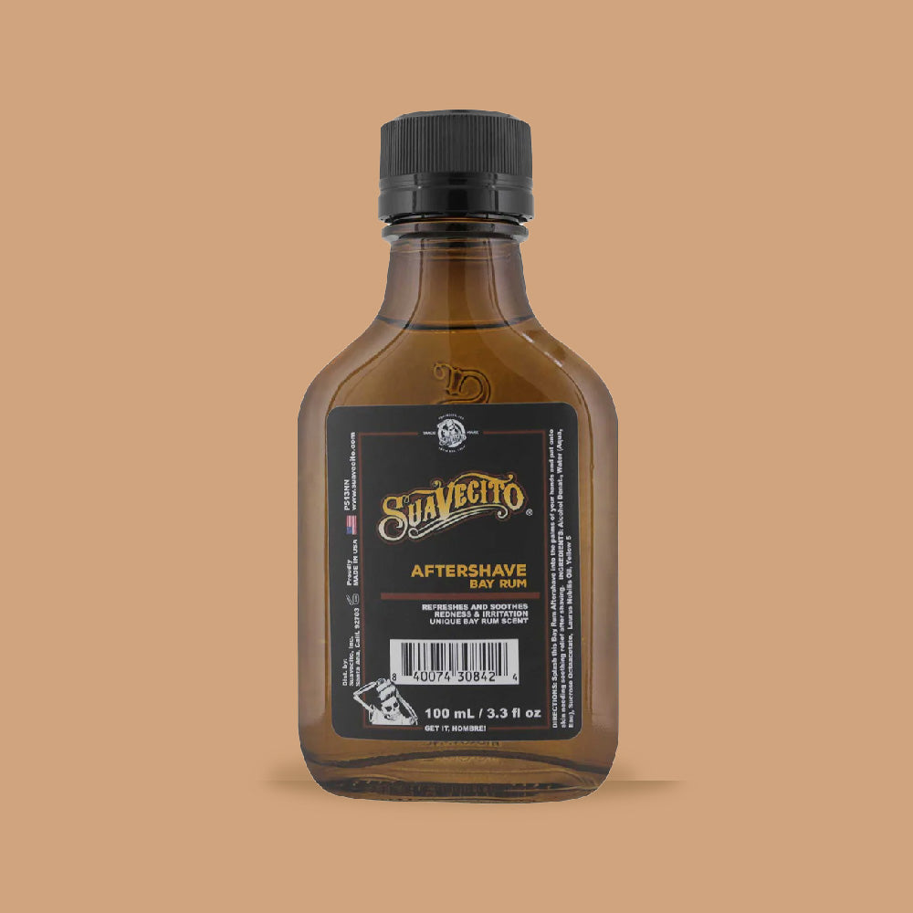Suavecito - Bay Rum Aftershave, 100ml - The Panic Room