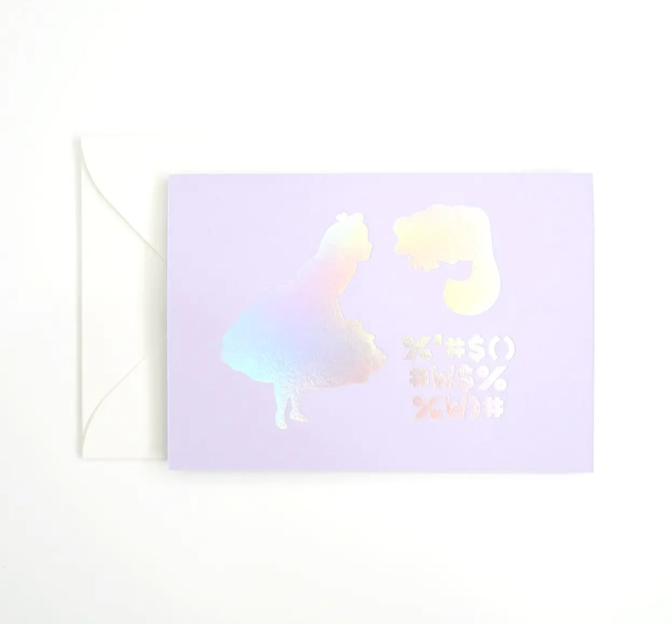 Hrvst.Store - Alice in Wonderland Greeting Card, A6, Letterpress - The Panic Room