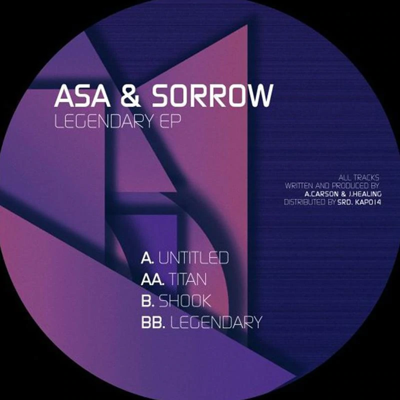 Asa & Sorrow - Legendary [12'' EP] - The Panic Room