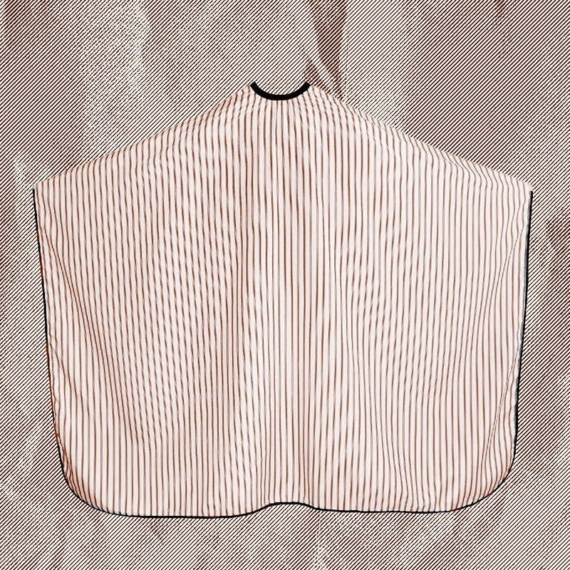 Cutting Cape, Brown and White Stripes - The Panic Room