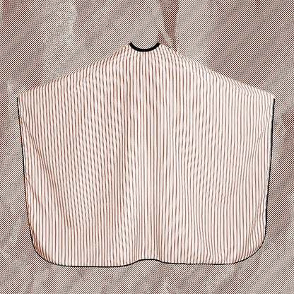 Cutting Cape, Brown and White Stripes - The Panic Room