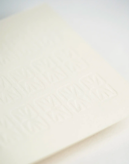 Hrvst.Store - Blind Time Postcard, A6, Letterpress - The Panic Room