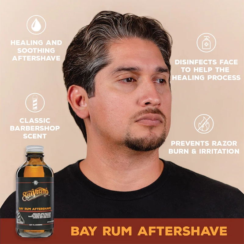Suavecito - Bay Rum Aftershave, 118ml - The Panic Room