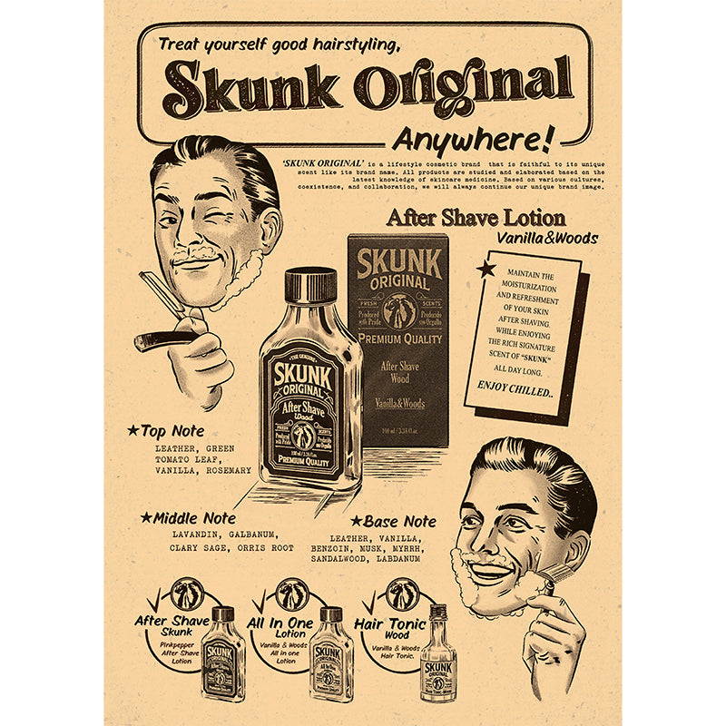 Skunk Original - After Shave, Wood, 300ml - The Panic Room