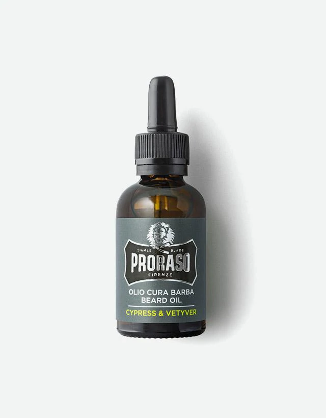 Proraso - Beard Oil, Cypress & Vetyver, 30ml - The Panic Room