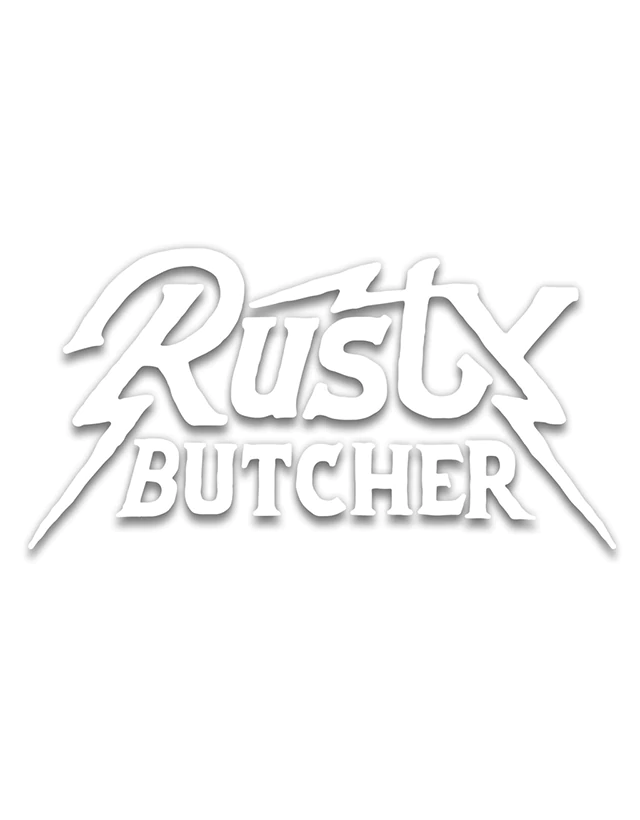 Rusty Butcher - Bolts Die Cut Sticker - The Panic Room