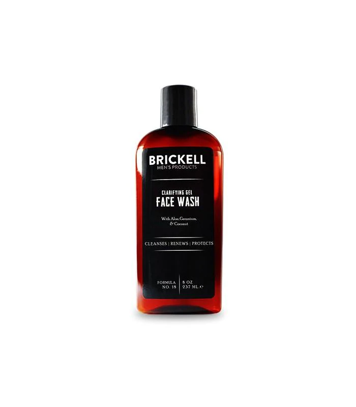 Brickell Men's Products - Clarifying Gel Face Wash, 237ml - The Panic Room