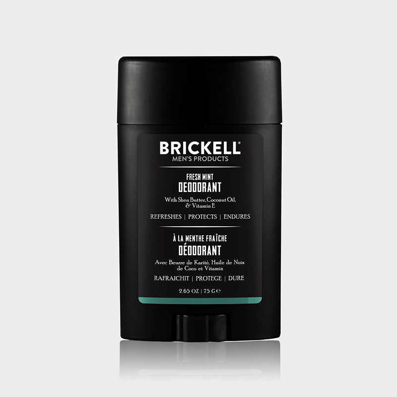 Brickell Men's Products - Deodorant Fresh Mint, 75g - The Panic Room