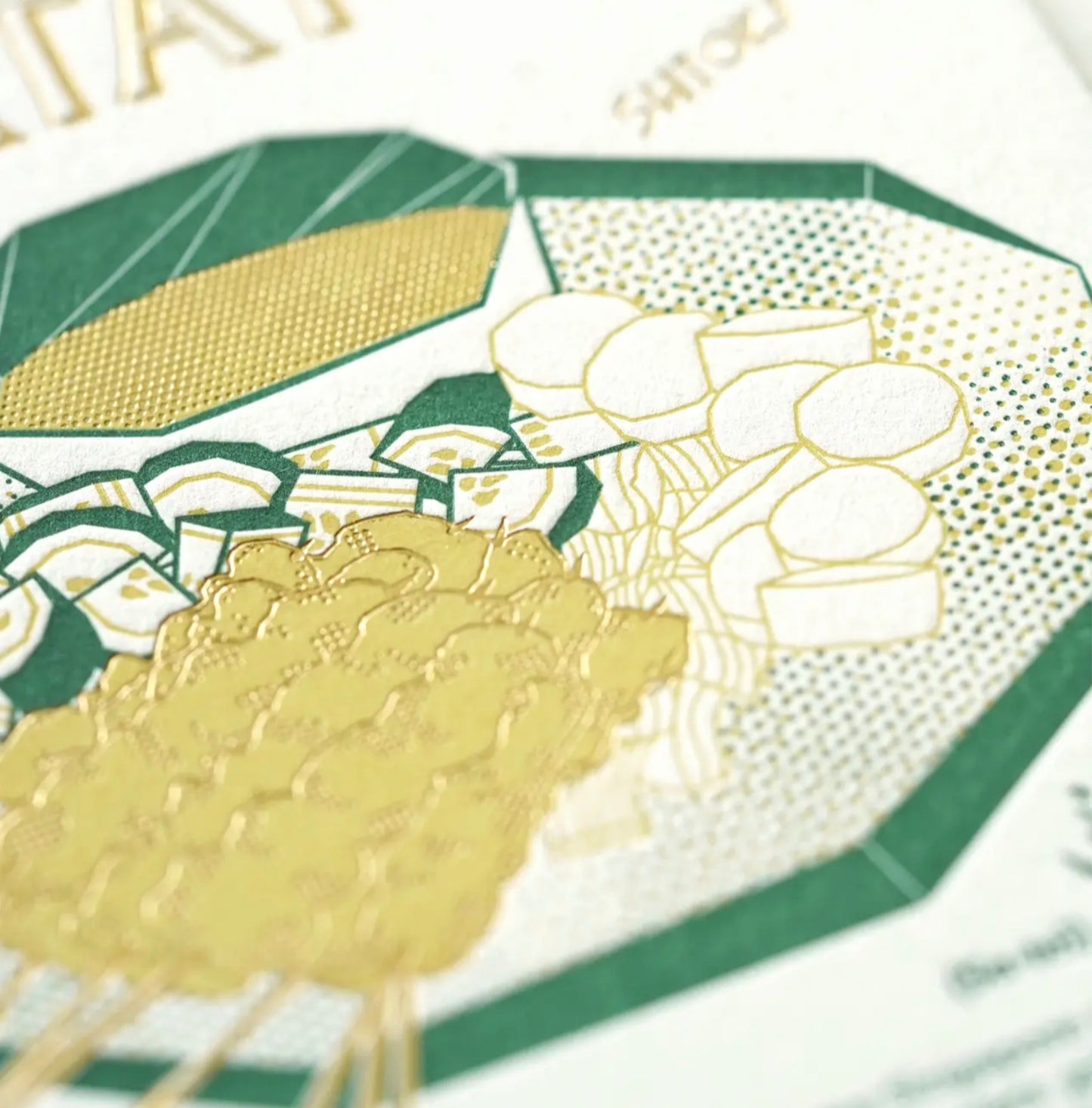 Hrvst.Store - Singapore Satay Postcard, A6, Letterpress