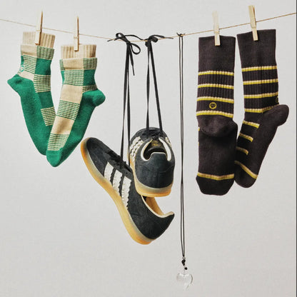 GOODPAIRSOCKS - Late For Summer, Green Ketupat - The Panic Room