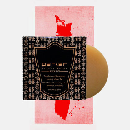Parker - Shave Soap, Sandalwood and Shea Butter - The Panic Room