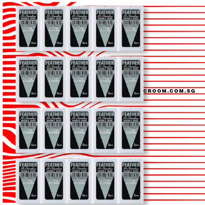 Feather - Double Edge Razor Hi-Stainless, 100pcs