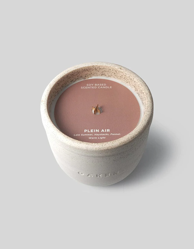 Oaken Lab - Ceramic Candle, Plein Air, 330g - The Panic Room