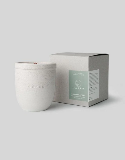 Oaken Lab - Ceramic Candle, Conservatory, 200g - The Panic Room