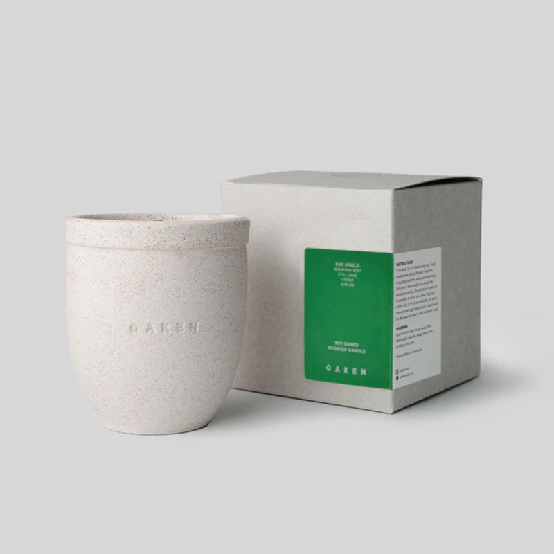 Oaken Lab - Ceramic Candle, Far Afield, 200g - The Panic Room