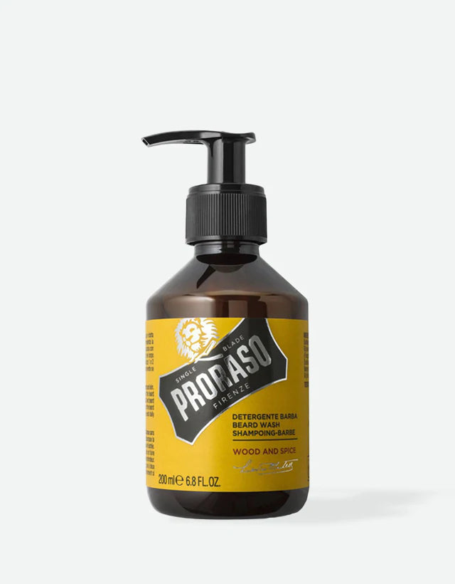 Proraso - Beard Wash, Wood & Spice, 200ml - The Panic Room