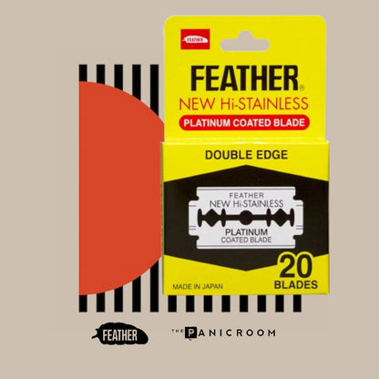 Feather - Double Edge Razor Hi-Stainless, 20pcs